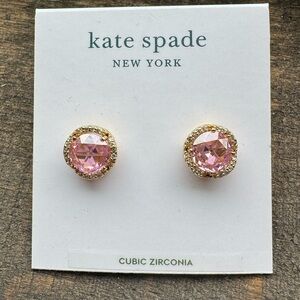 Kate Spade That Sparkle Pavé Round Large Studs